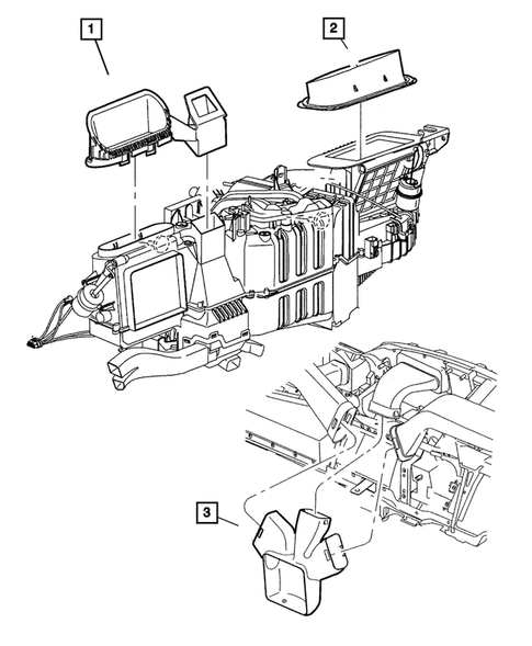 Air Ducts and Outlets for 2002 Dodge Ram 2500 #0