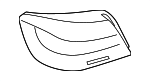 63217252094 - Electrical: Tail Lamp for BMW: 328i, 335i, 335is, M3 Image