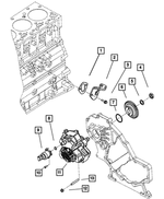 68005063AA - Fuel: Pump Bracket for Dodge: Ram 2500, Ram 3500 | Ram: 2500, 3500 Image