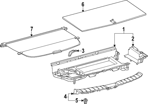 Interior Trim - Rear Body for 2025 Toyota Grand Highlander #0