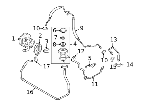 Pump & Hoses for 2009 Pontiac G3 #0
