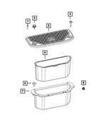 5YM17ZDMAE - Interior Trim: Storage Bin Lid for Mopar Image