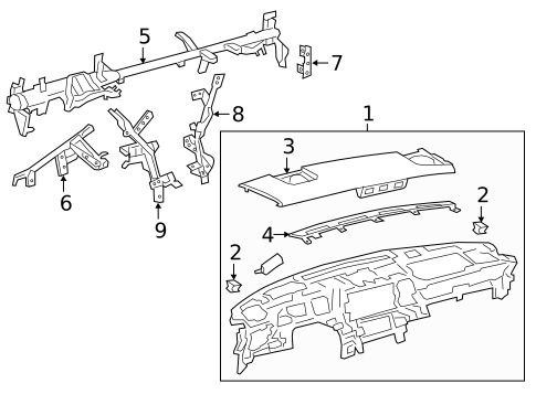 Instrument Panel for 2025 Lexus LC500 #0
