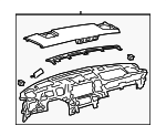 5540111040C2 - Body: Instrument Panel for Lexus: LC500, LC500h Image