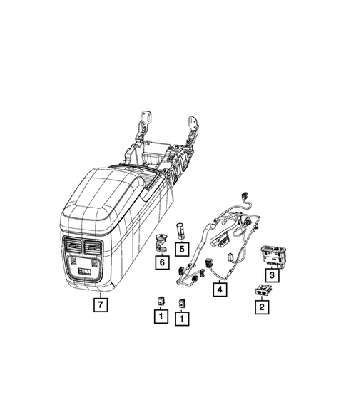 Wiring-Instrument Panel for 2018 Dodge Charger #1