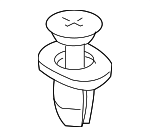 GJ6E50715B - Body: Upper Molding Fastener for Mazda: 2, 3, 5, 6, CX-7, CX-9 Image