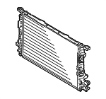 8K0121251L - Cooling System: Radiator for Audi: A4, A4 Quattro, A5, A5 Quattro, A6, A6 Quattro, Q3, Q3 Quattro Image