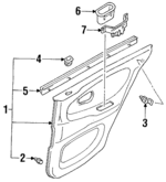 MR700635 - Body: Trim Panel Assembly for Dodge: Colt Image