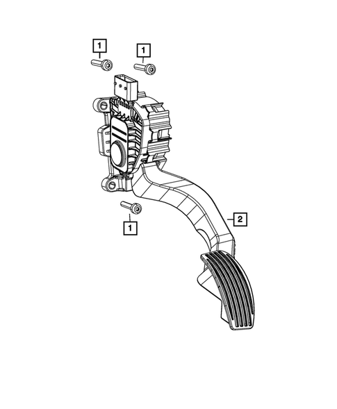 Accelerator Pedal for 2015 Chrysler 200 #0