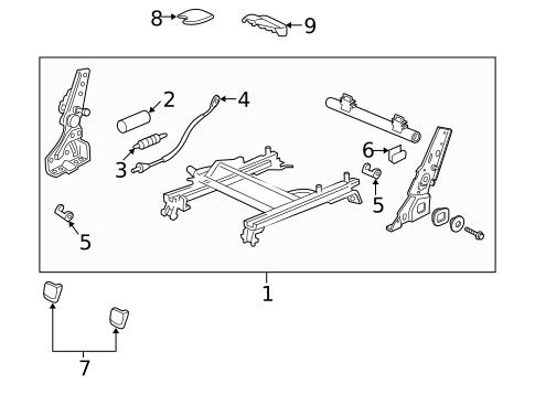Tracks & Components for 2004 Honda Pilot #2