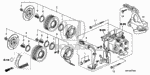 38829PDFE02 - Body/Air Conditioning: NUT (9MM) for Honda Image