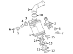 7129952131 - Belts &amp; Cooling: Inter-cooler Pipe Clamp for BMW Image