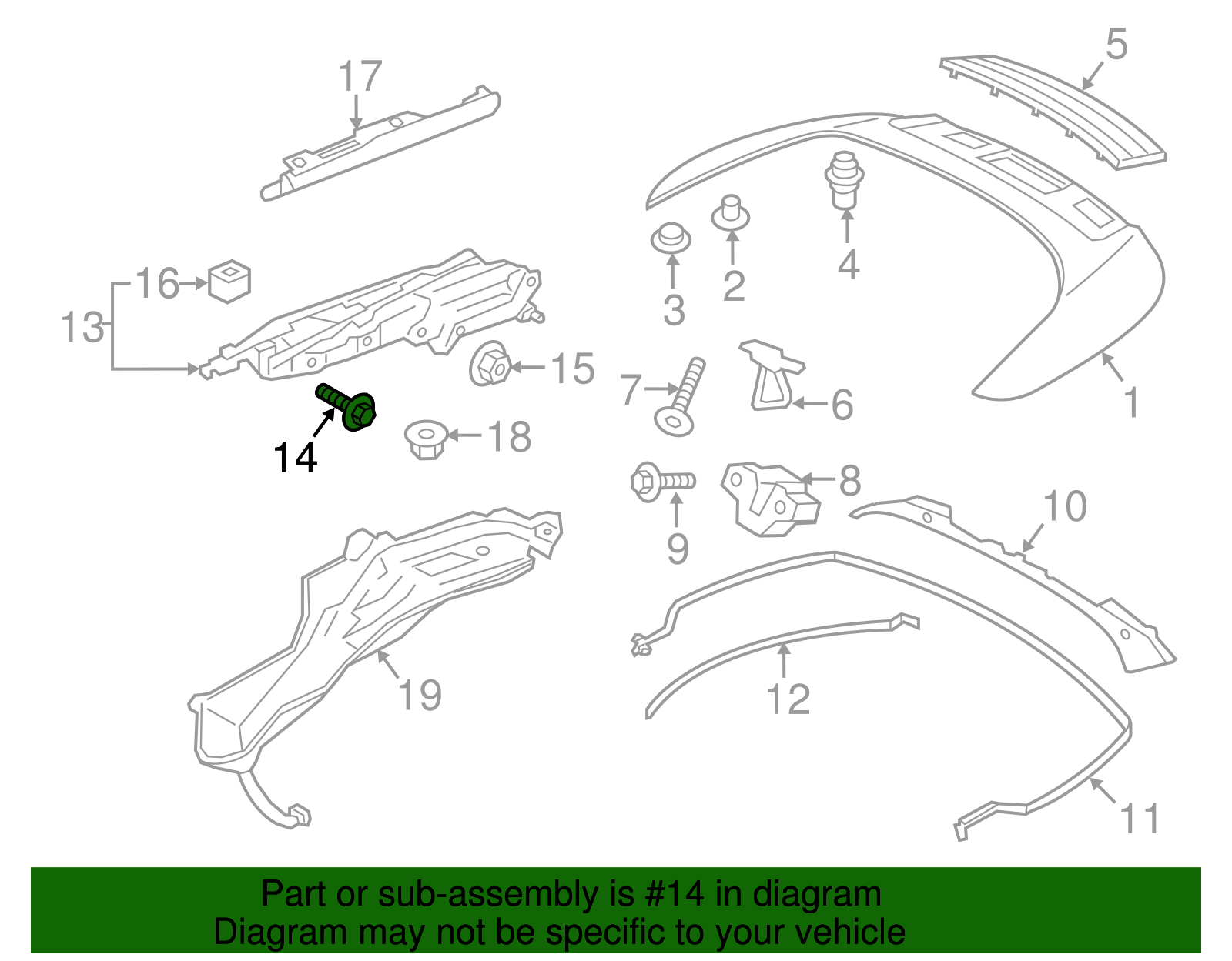 Hinge Bolt - Porsche (N-106-756-02)