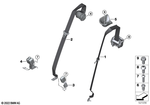 72119875097 - : Obergurt Hinten AußEn Links for BMW Image