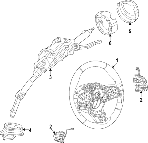 Steering Column for 2017 Chrysler Pacifica #0