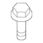 68446671AA - : 2002-2010 Mopar Hex Flange Head Bolt for Chrysler: 300M | Jeep: Commander, Grand Cherokee Image