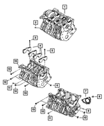RL039264AA - : Short Block Engine for Mopar Image