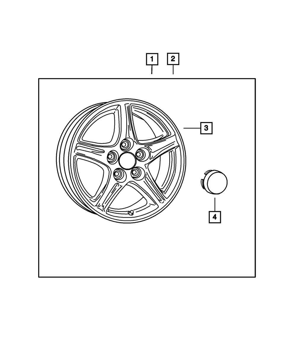 Forged Aluminum Wheel Kit - Mopar (82211651)
