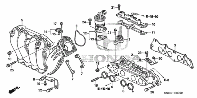 Intake Manifold for 2007 Honda Civic #0
