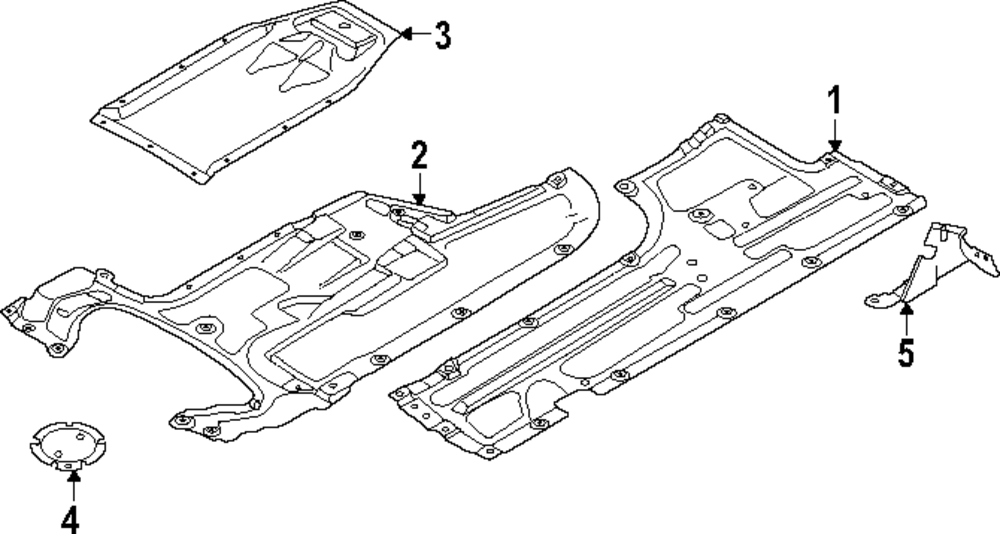 Rear Shield - BMW (51758050541)