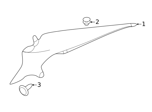 Interior Trim - Quarter Panels for 2019 Nissan Altima #0