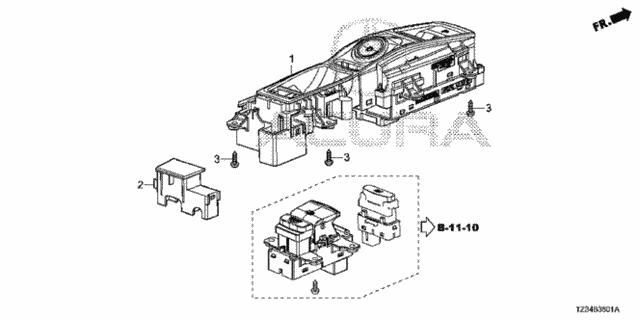 Select Switch (2) for 2015 Acura TLX #0