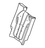 2969301700 - Body: Seat Back Pad for Mercedes-Benz Image