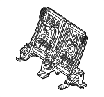 2969301600 - Body: Seat Back Frame for Mercedes-Benz Image