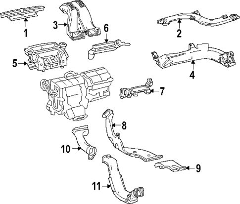 Ducts for 2024 Lexus NX350h #0