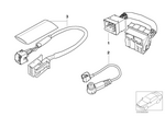 61126913957 - Audio, Navigation, Electronic Systems: Adapter Cable, Radio for BMW Image