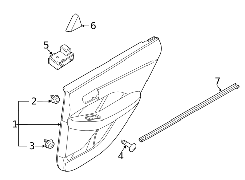 Rear Door for 2025 Kia K5 #1