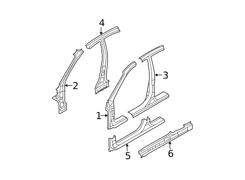 Rocker for 2005 Kia Spectra #0