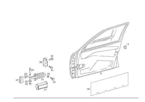 Front Doors for 1989 Mercedes-Benz 300TE #2