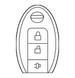 285E36FL7B - : Keyless Entry Transmitter for Nissan: Rogue Image