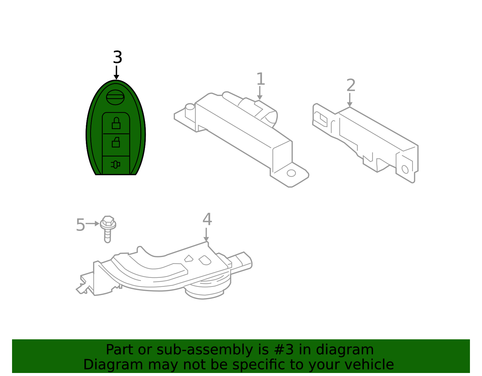 28268-4CB1B - Transmitter - 2014-2019 Nissan Rogue | Conicelli Nissan