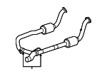 52122253AC - : Catalytic Converter for Dodge: Ram 1500, Ram 2500, Ram 3500 Image
