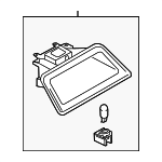 26590EM00A - Electrical: High Mount Lamp for Nissan: Versa Image