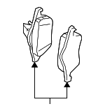 32373166 - Brakes: Brake Pads for Volvo: C30, C70, S40, V50 Image