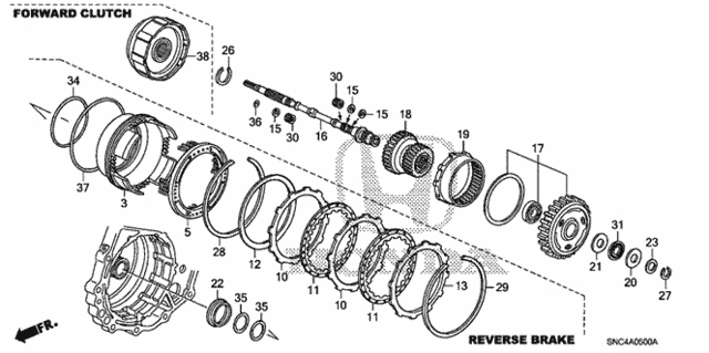Input Shaft - Forward Clutch for 2006 Honda Civic #0
