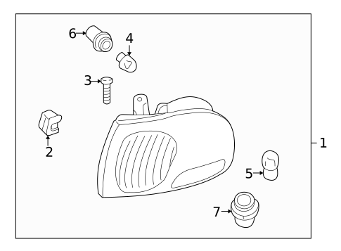 Bulbs - Chassis for 1999 Nissan Quest #0