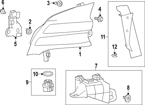 Combination Lamps for 2025 Toyota Prius #0