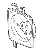 38615P3F000 - HVAC: Shroud for Honda: CR-V Image