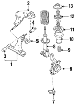 5450329R10 - : Control Arm for Nissan Image