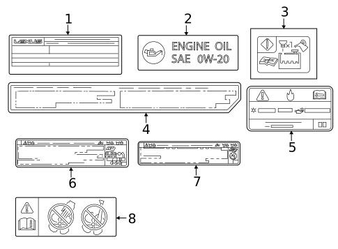 Labels for 2023 Lexus LX600 #1