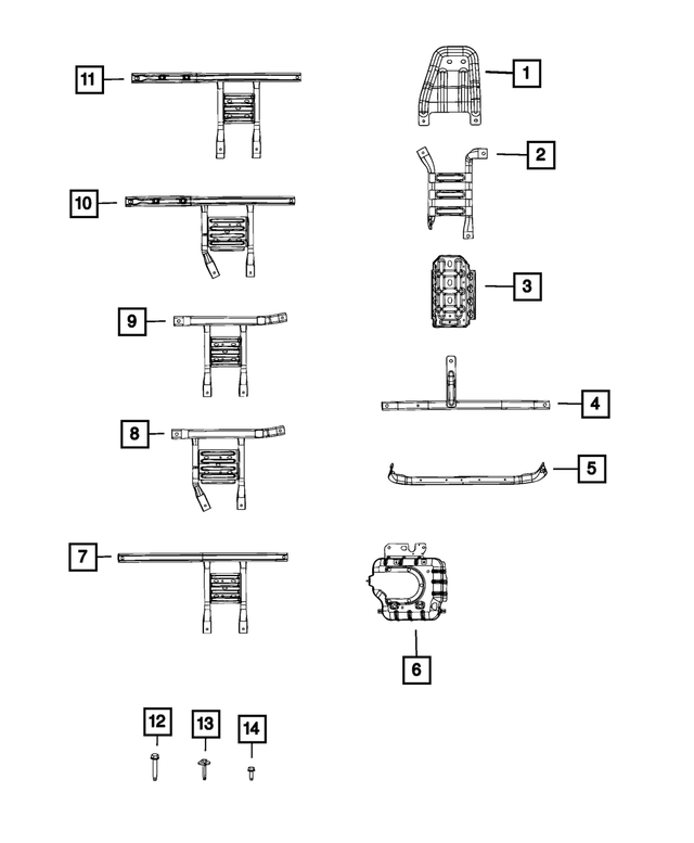 68248652AD - Frame, Bumper and Fascia: Transmission Skid Plate for Mopar Image