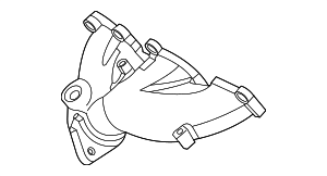 L1MZ9430A - : Exhaust Manifold for Ford: Explorer, Police Interceptor Utility Image