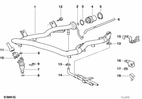 Fuel Injection System for 1992 BMW 740i #0