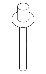 TK2150355 - Body: Under Cover Rivet for Mazda: 3, 6, CX-3, CX-30, CX-5, CX-50, CX-9, MX-30 EV Image