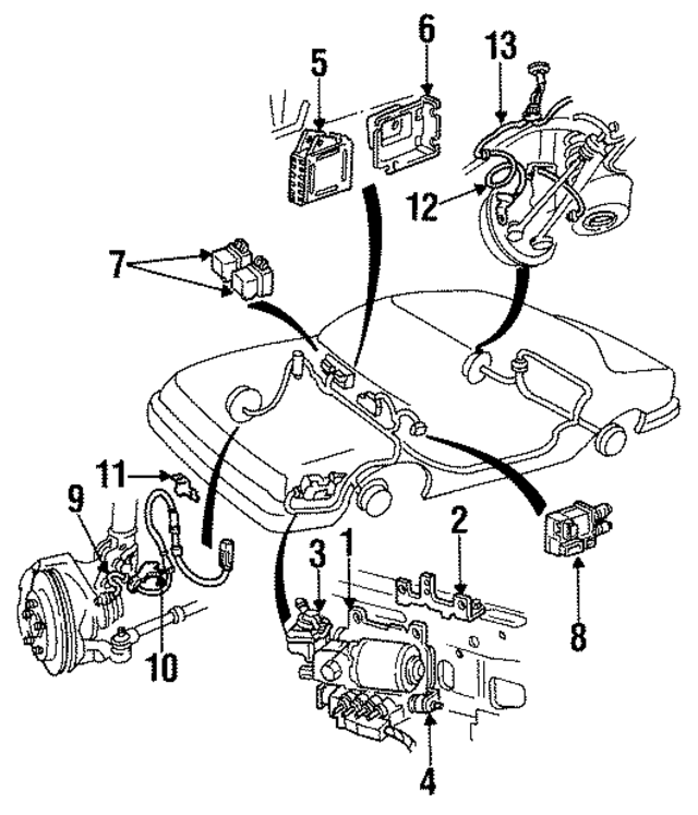 25551212 - Electrical: Modulator Bracket for GM Image