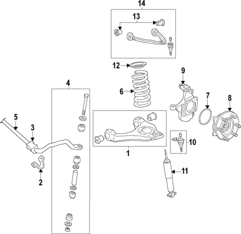 Suspension Components for 2017 GMC Savana 2500 #2